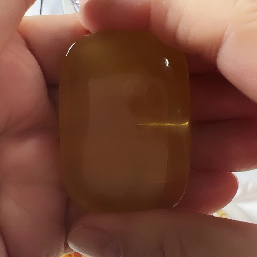 蜜蜡未镶嵌颈饰琥珀蜜蜡俄料蜜糖红平安无事牌
