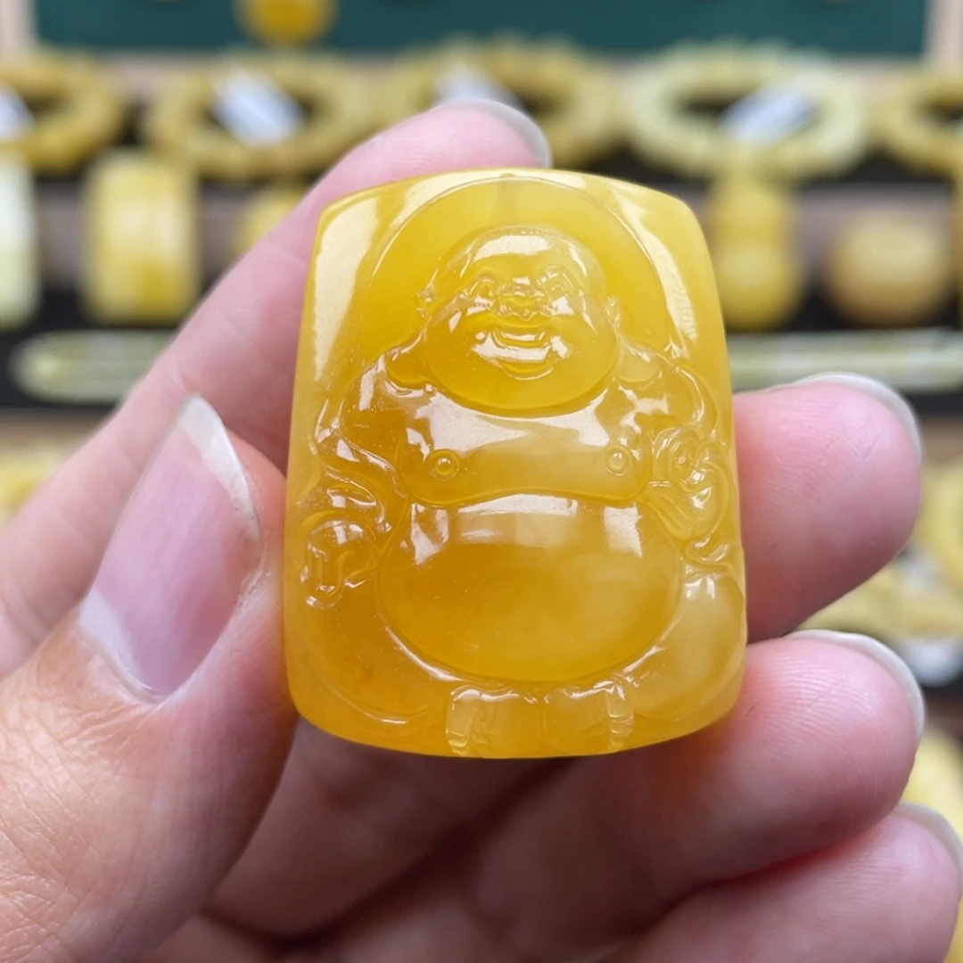 琥珀裸石未镶嵌琥珀蜜蜡