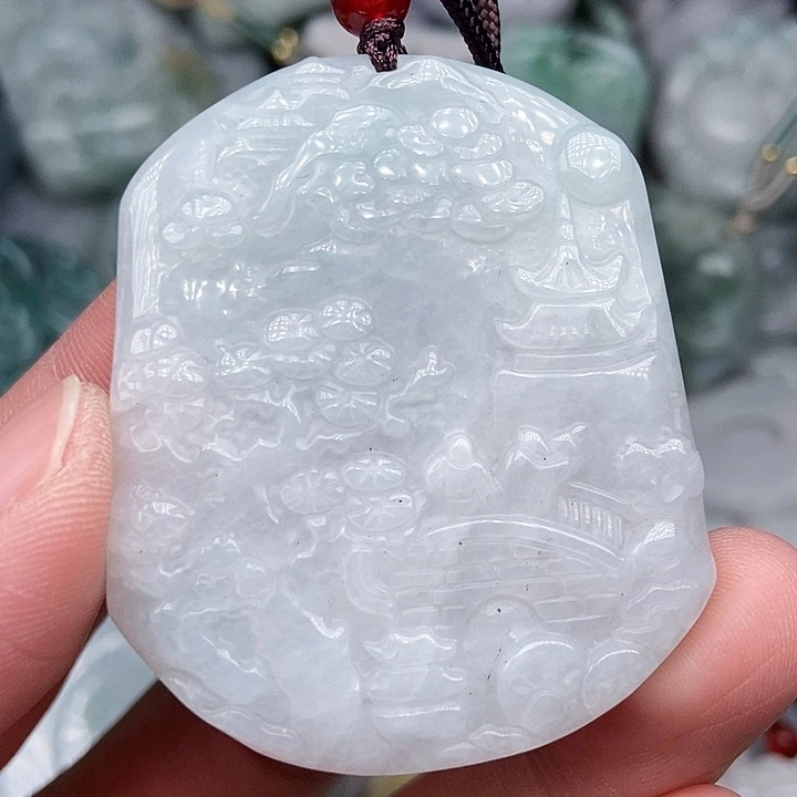 颈饰未镶嵌翡翠翡翠