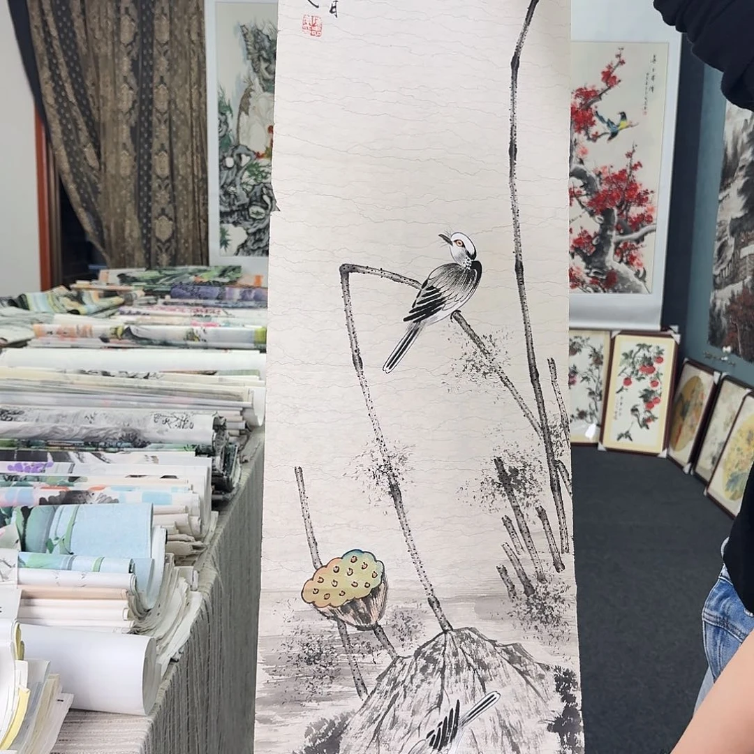 纯手绘国画作品作品