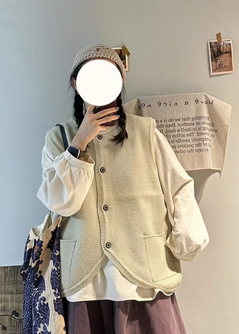 叨叨推荐款#CHAI#890500#不规则马甲（冬季新款）FL