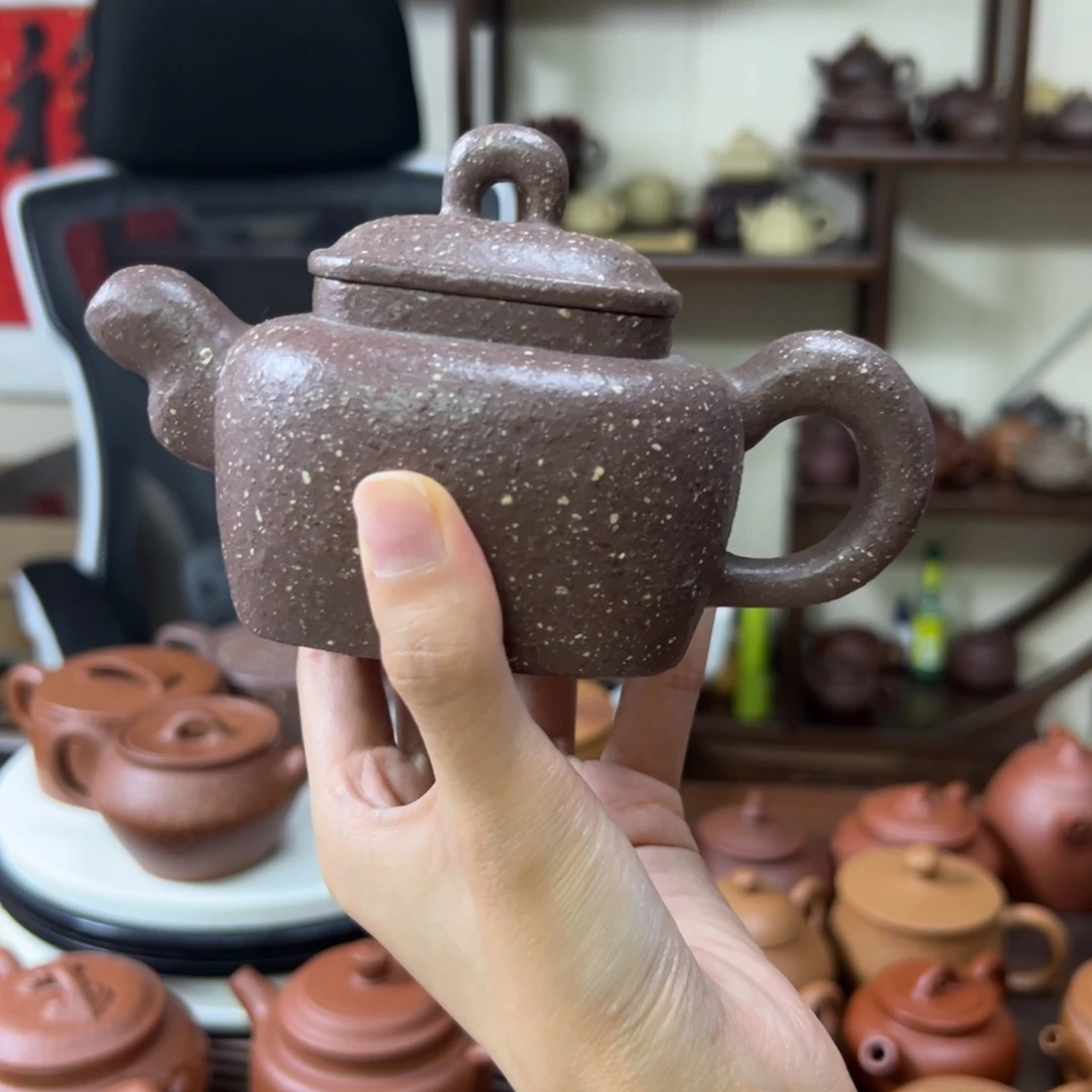 朱***名茶壶紫砂八目全手工200