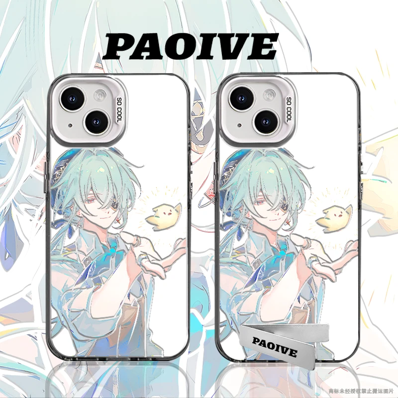 那刻夏创意适用苹果华为vivoiPhone小米三星防摔彩银手机壳