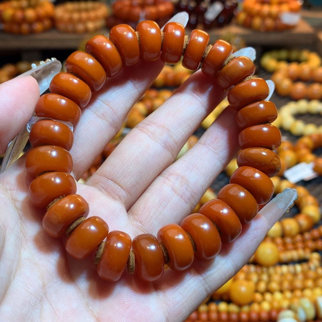 【闪购商品】手链琥珀未镶嵌美**包蜜蜡