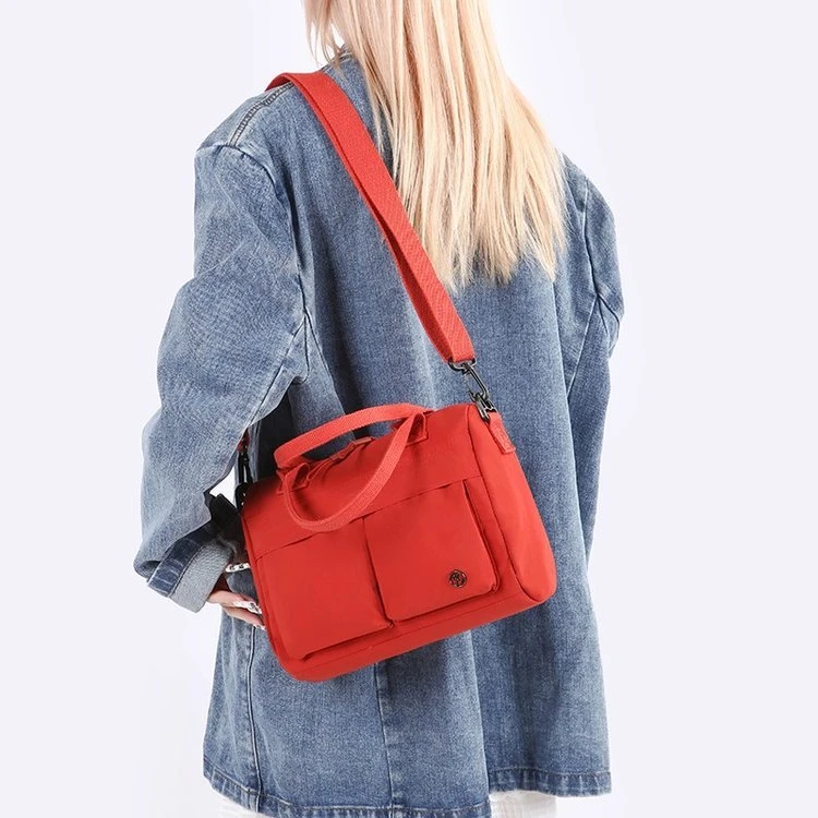 多功能加厚帆布包户外运动手提斜挎托特包学生通勤休闲便携帆布包