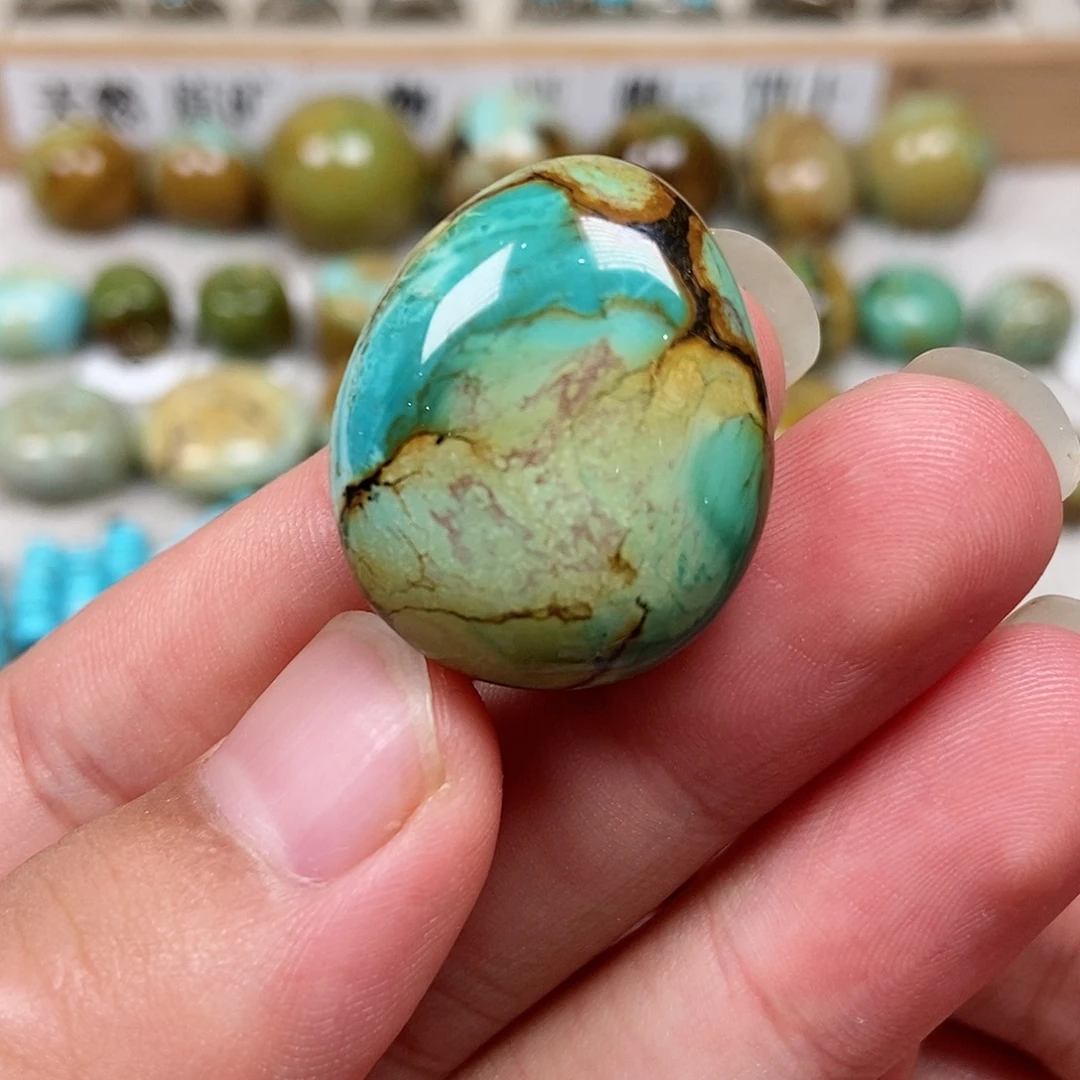 未镶嵌绿松石珠宝半成品