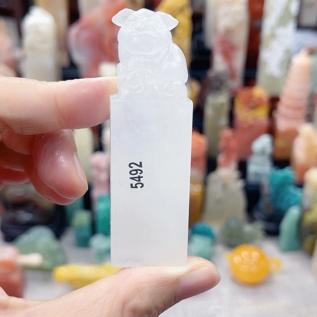 印石昌化石5492包邮包刻