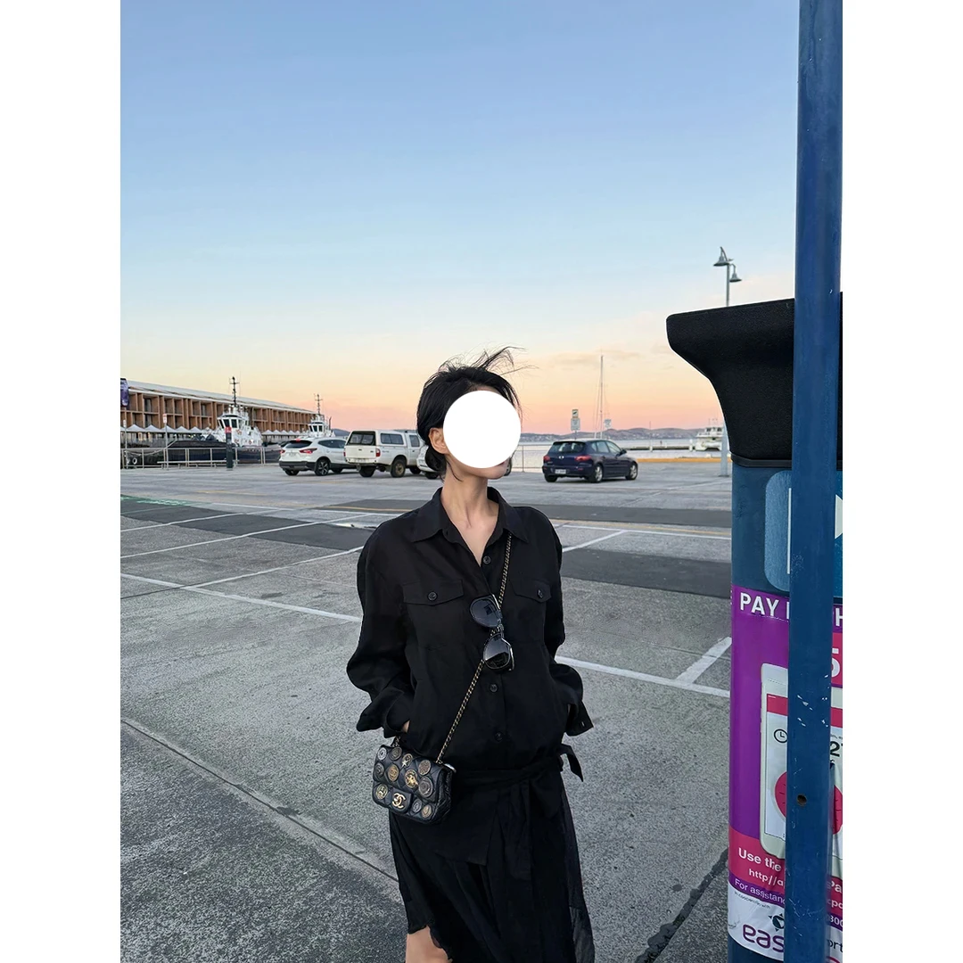 7月23日10:00秋季新品 大马革 2025秋款系带衬衫