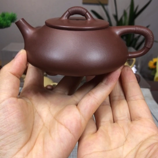 茶壶紫砂微瑕线瓢210cc不退换