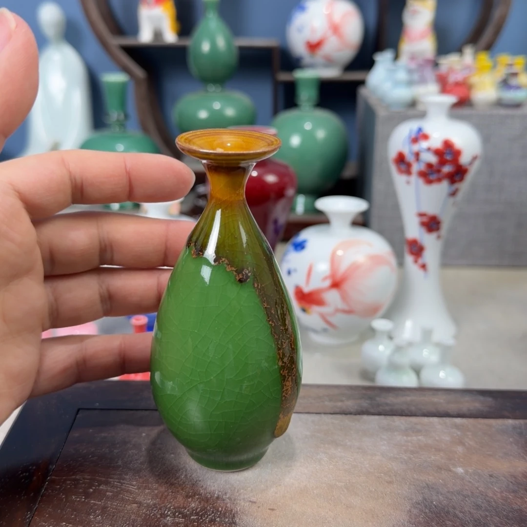 陶瓷手工小花器摆件