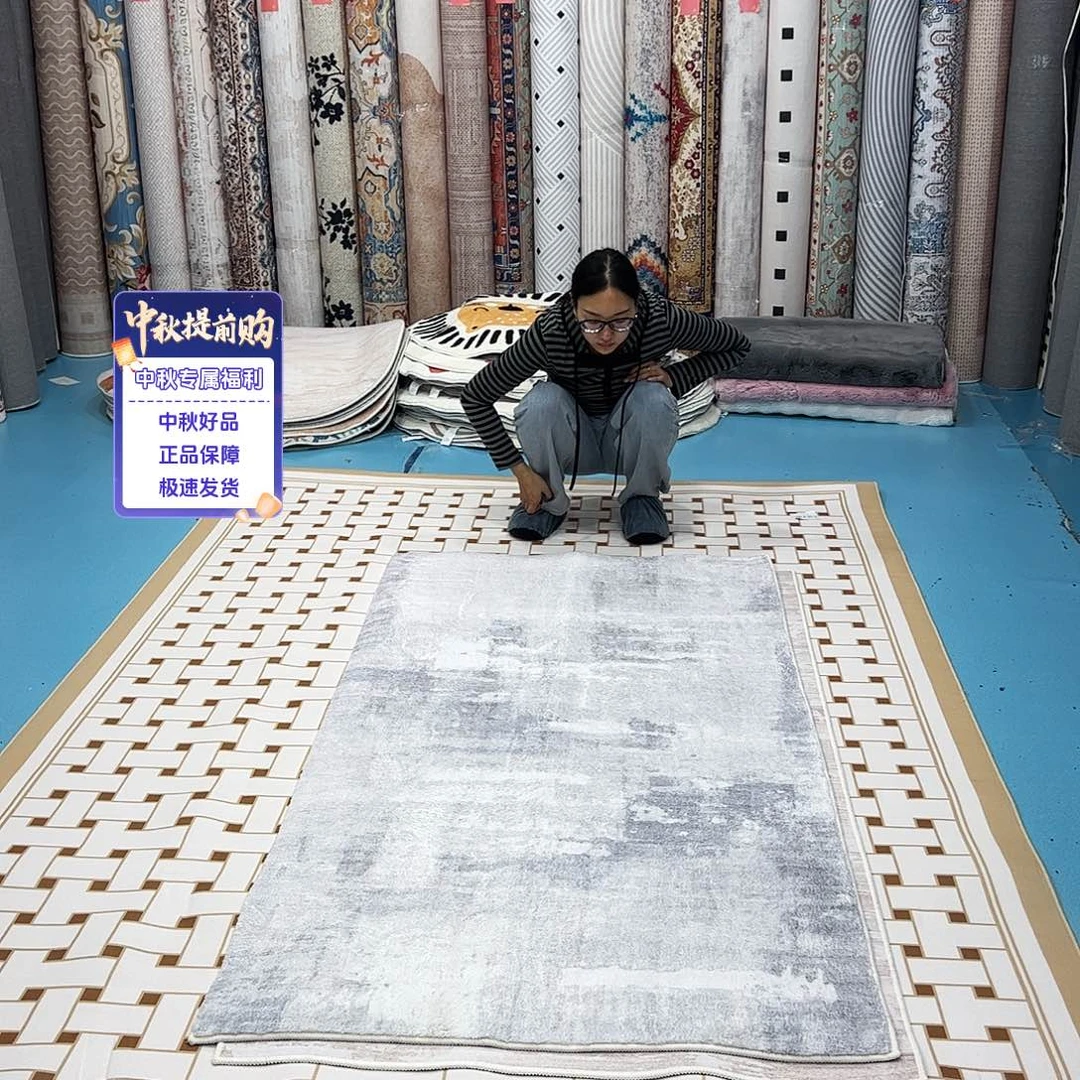 混纺100×200误差正负1-3厘米巨厚棉布底仿羊绒微瑕