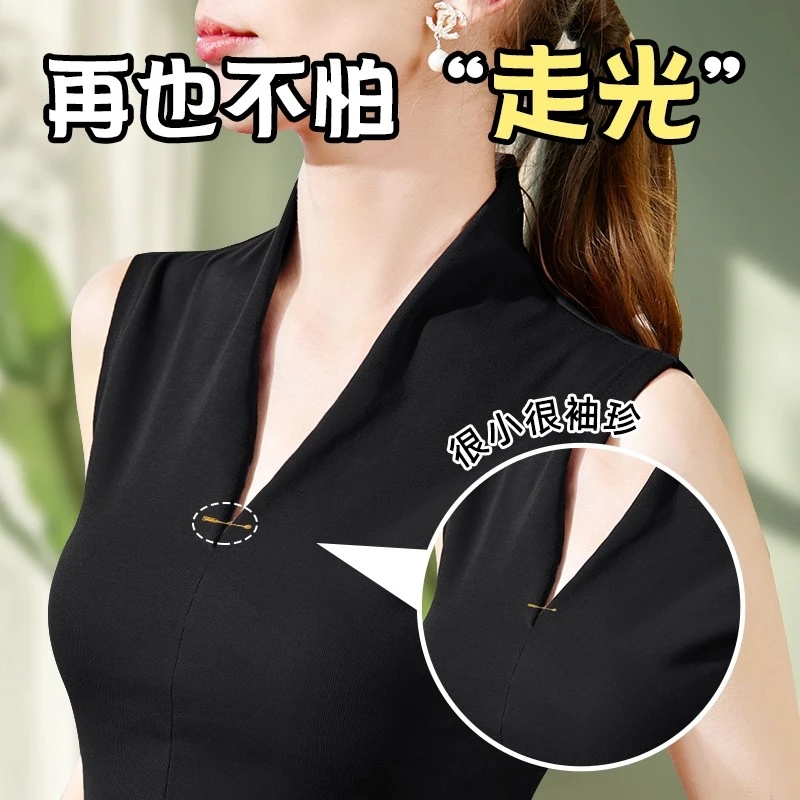 合金胸针 领口防走光扣隐形迷你别针衣服大改小神衣领固定器胸针