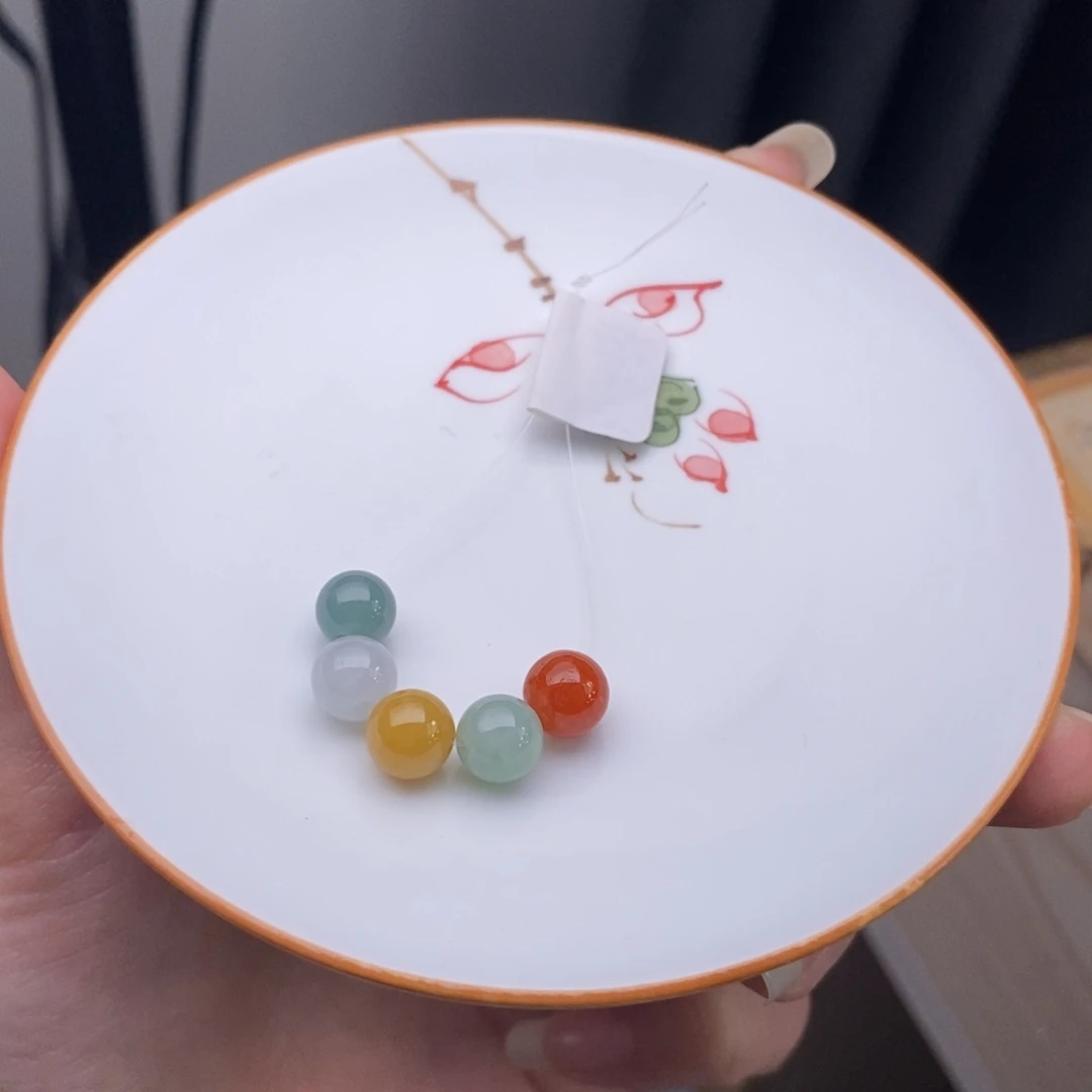 翡翠未镶嵌手链翡翠y1738 卡7.5