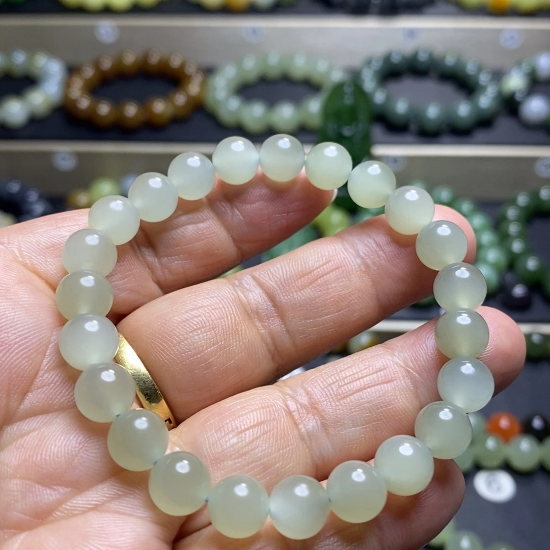 和田玉手串未镶嵌