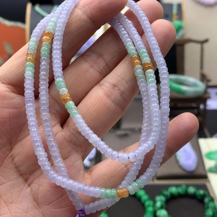 翡翠未镶嵌项链翡翠项链