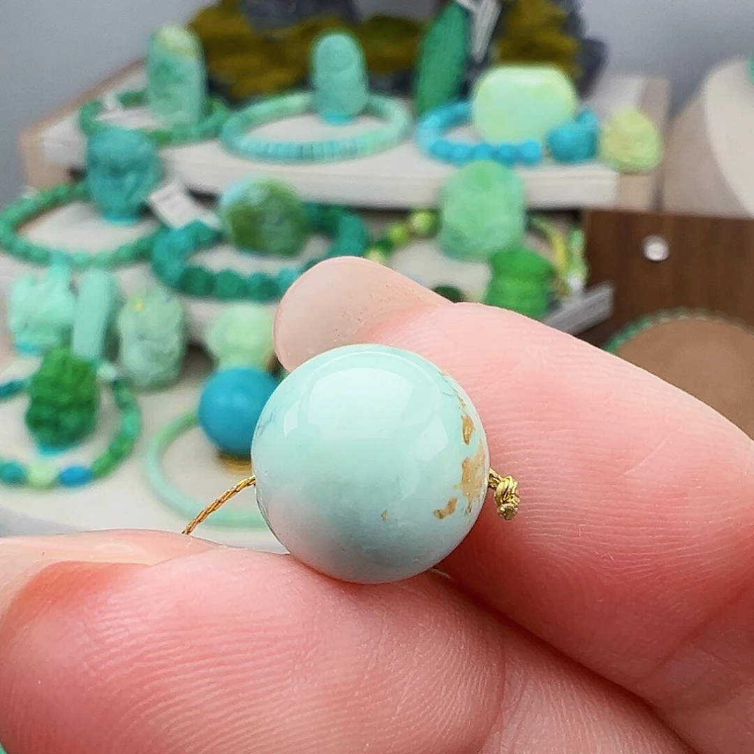 绿松石未镶嵌主播万珍