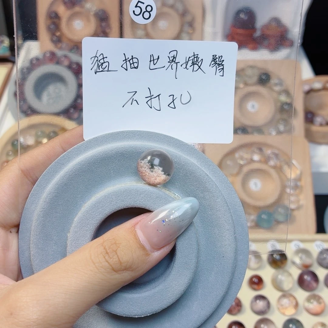 猛***臀水晶手链银S925镶嵌手链