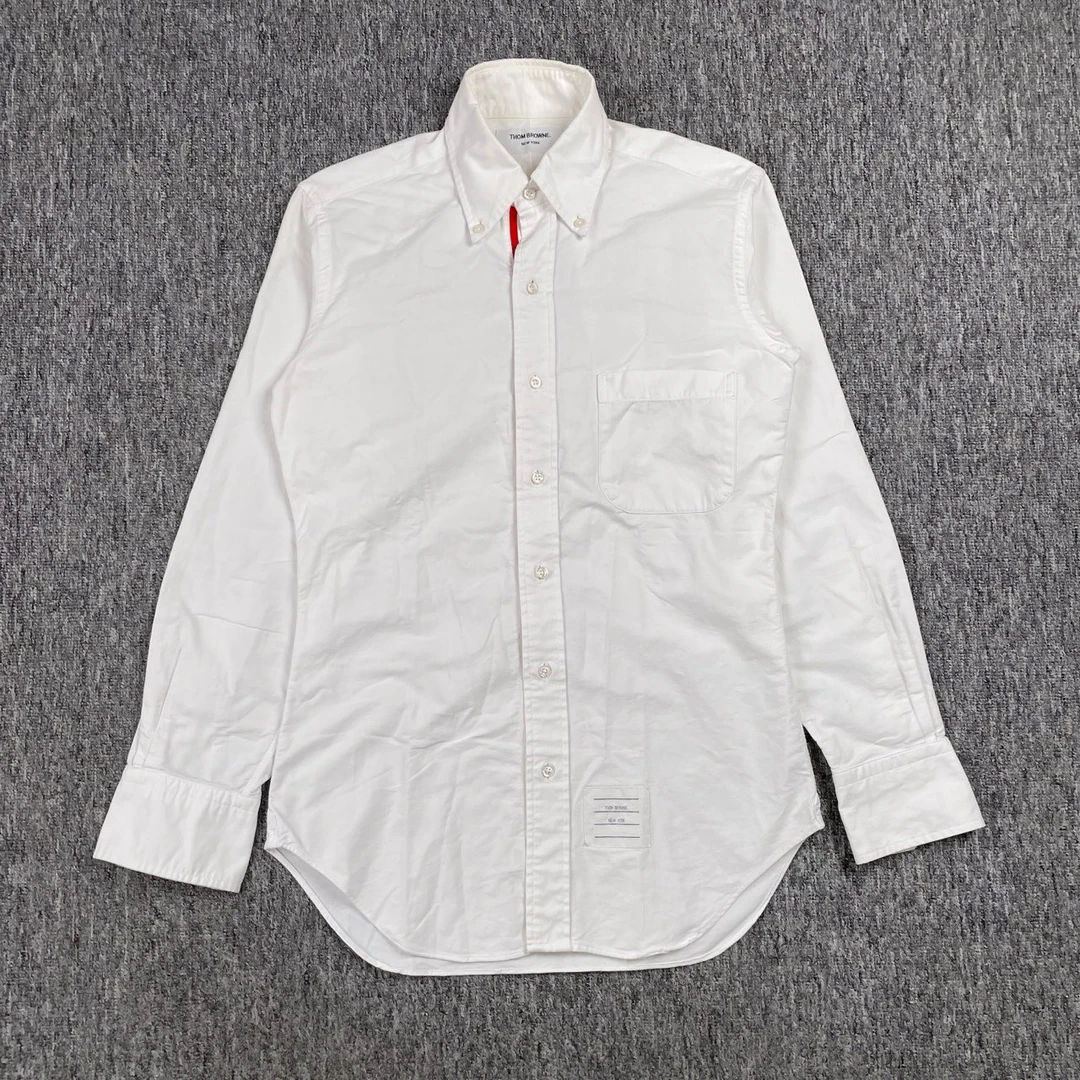 99新 THOMBROWNE THOM BROWNE白色长袖衬衫/2码/99新/2409/M6663