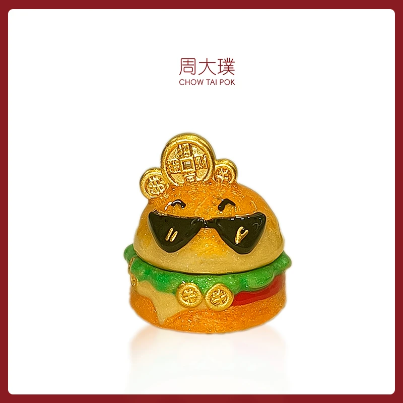 【破冰】周大璞黄金足金999招财进堡黄金摆件收藏摆放