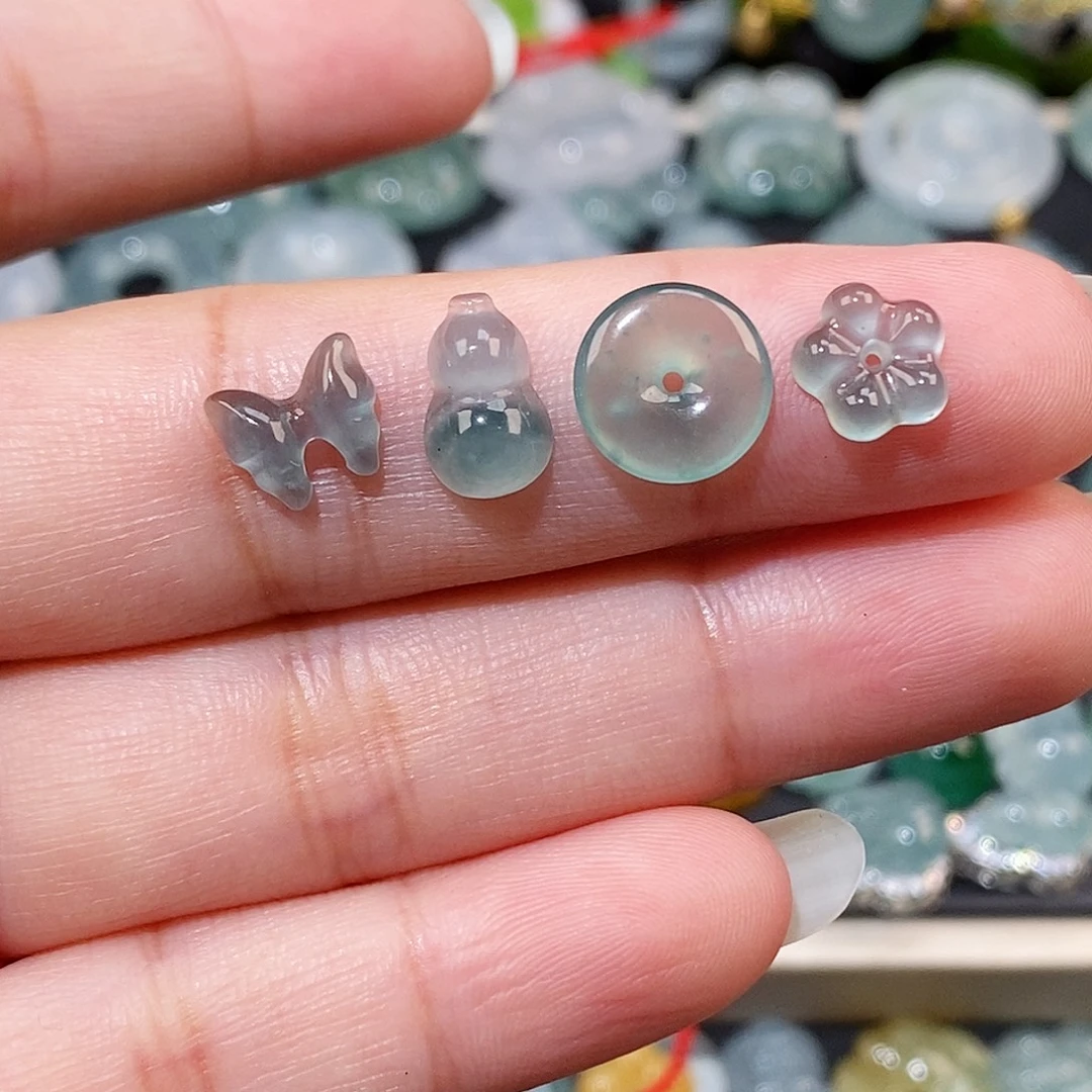 翡翠未镶嵌颈饰小精品DIY