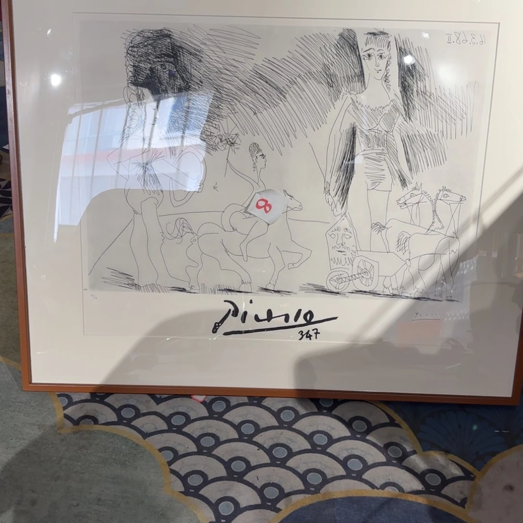 版画用***9框画印刷作品E037