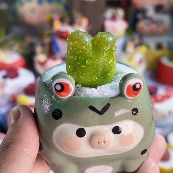 032手工盆毛汉尼连盆带土包邮