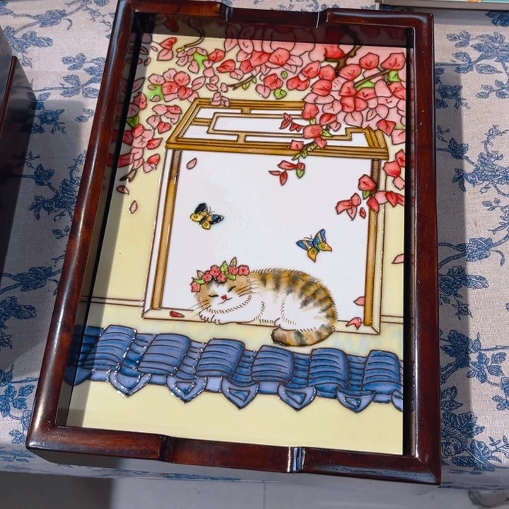 一体款瓷板画艺术作品