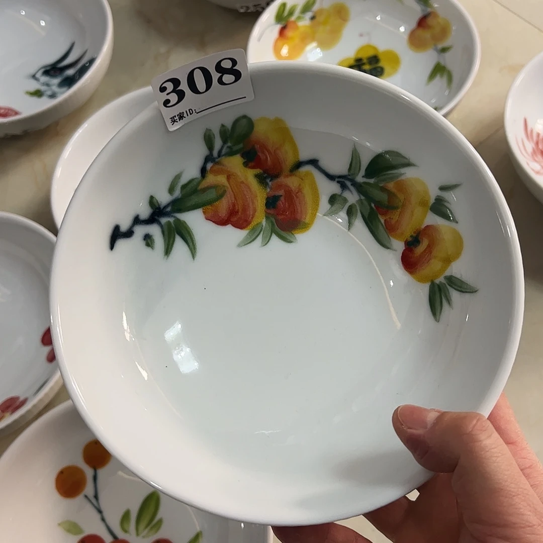 瓷片景德镇陶瓷手工手绘制作