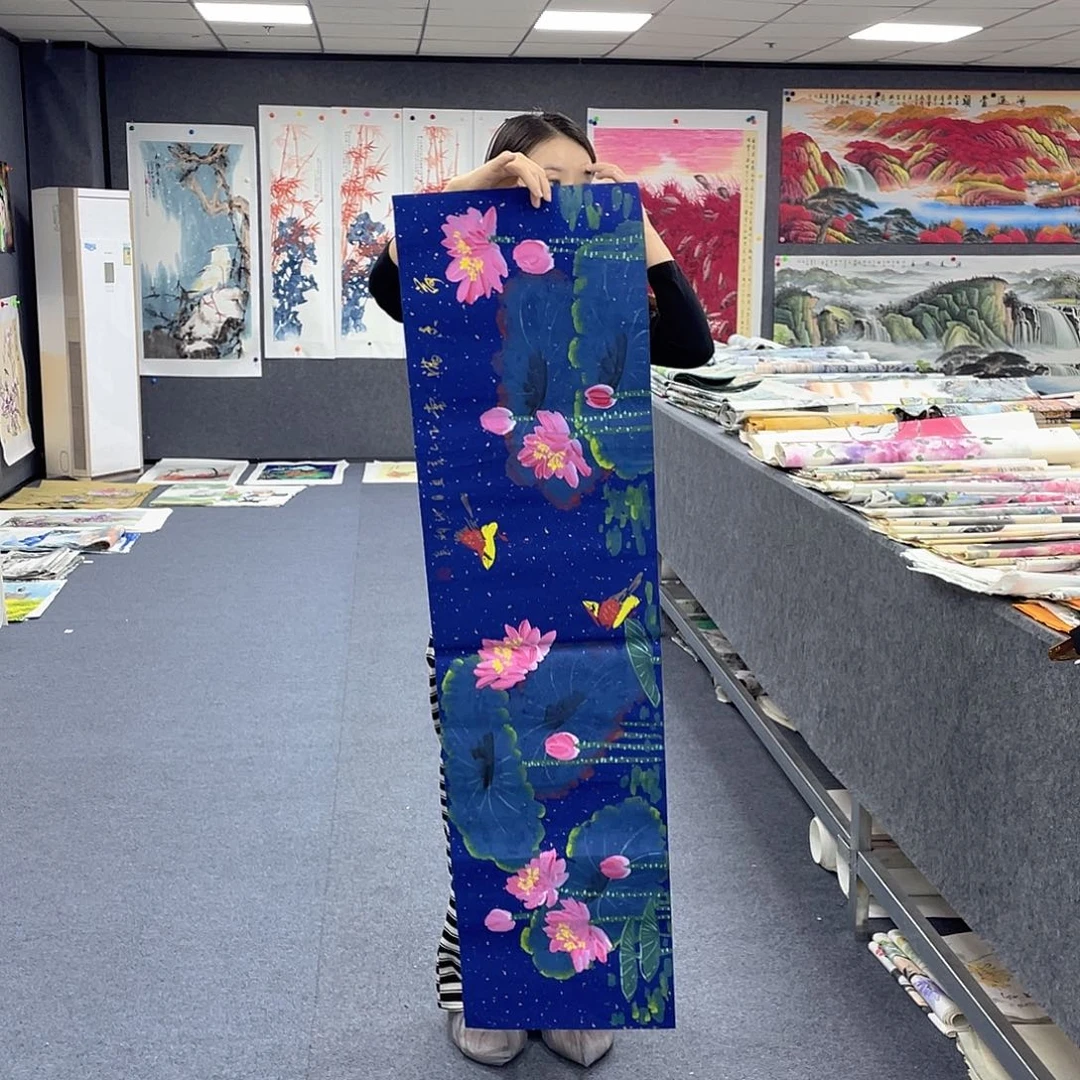 国画作品小姐姐放漏…