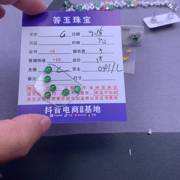 颈饰未镶嵌翡翠G****b