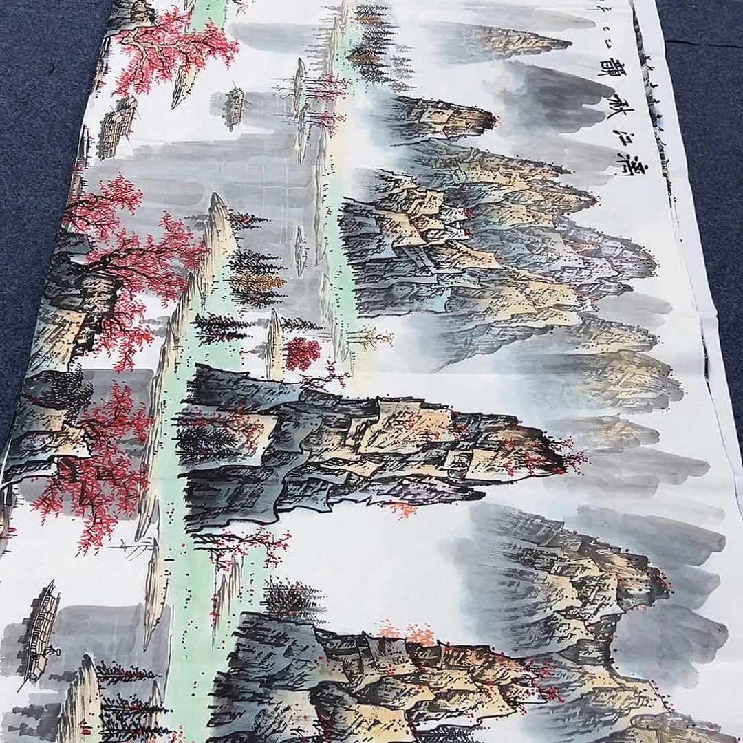 国画事事顺心如意万事如意万事
