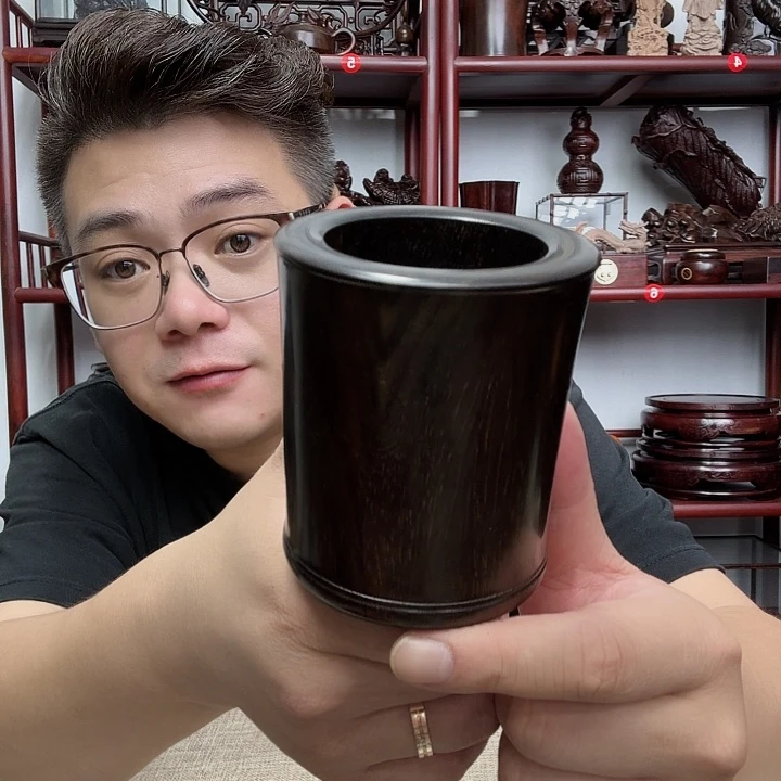 大红酸枝工艺品底座