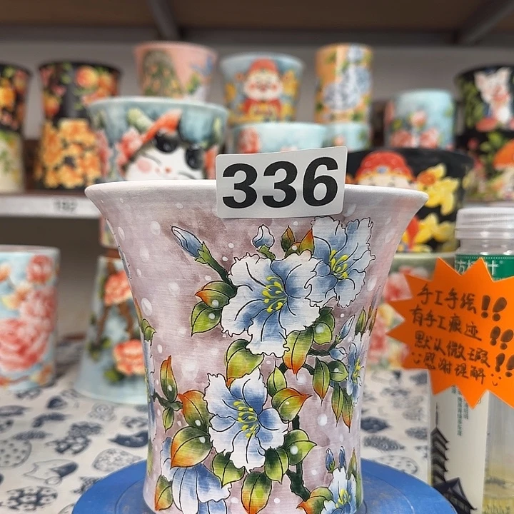 景德镇手绘多肉花盆