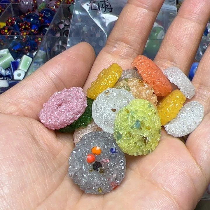 玻璃颈饰7051。阿深。1包