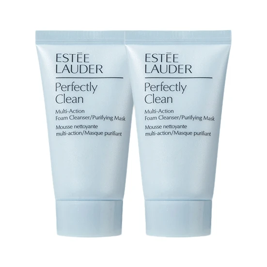 雅诗兰黛新净莹柔肤洁面乳 小样30ml*2蓝色洁面乳旅行装