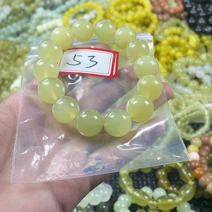 蛇纹石玉未镶嵌手链