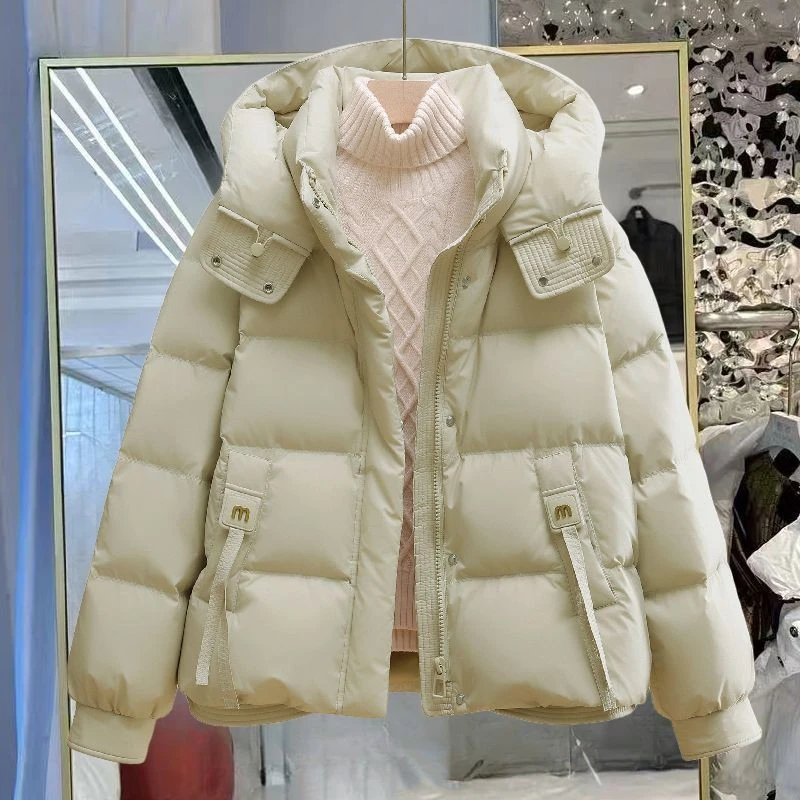 奥特莱斯棉衣女短款2025冬季新款保暖服百搭显瘦时尚加厚外套棉袄