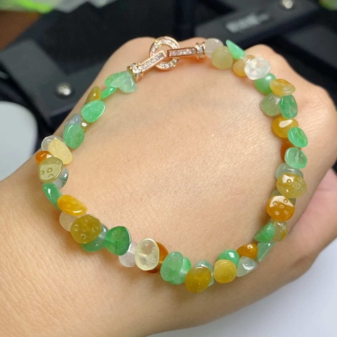 未镶嵌手串翡翠多宝小莲蓬