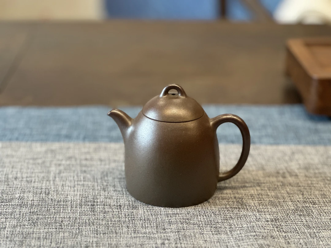 店庆特惠：秦权（柴烧） 孙明霞制 紫泥 半手工 容量250cc