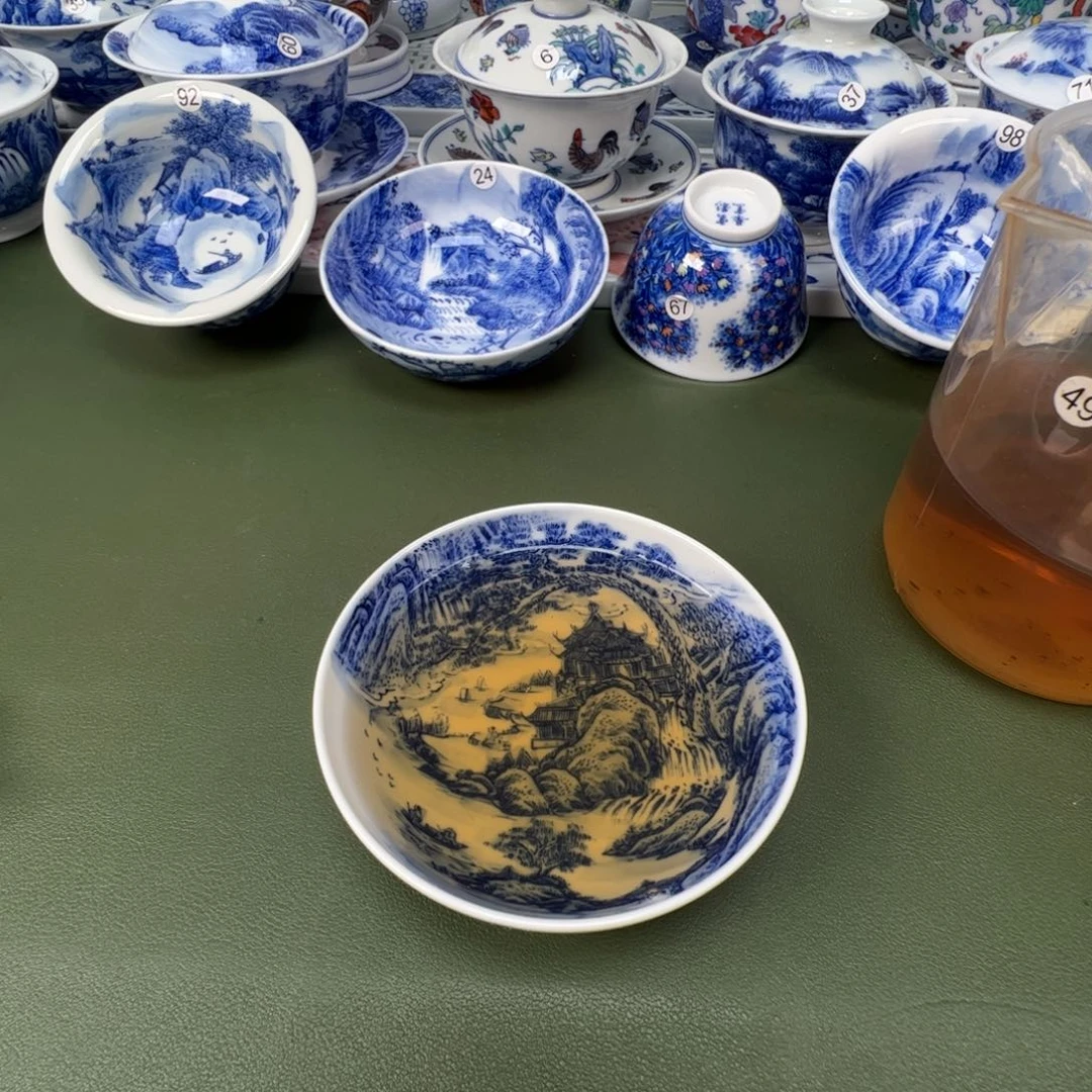 景德镇纯手工纯手绘茶具木木76