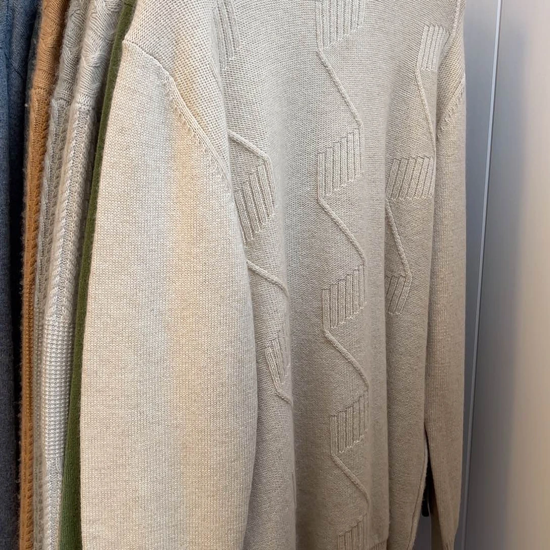 特价 男款 半高领 羊绒衫