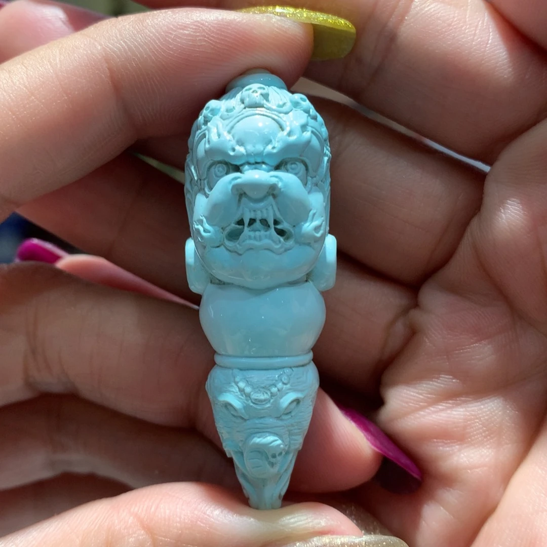 未镶嵌绿松石吊坠