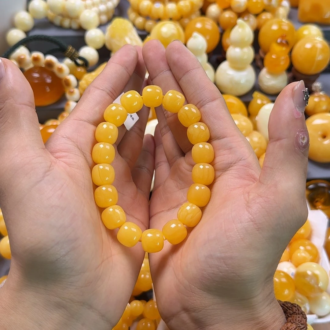 琥珀珠宝奇石未镶嵌同料老型13mm