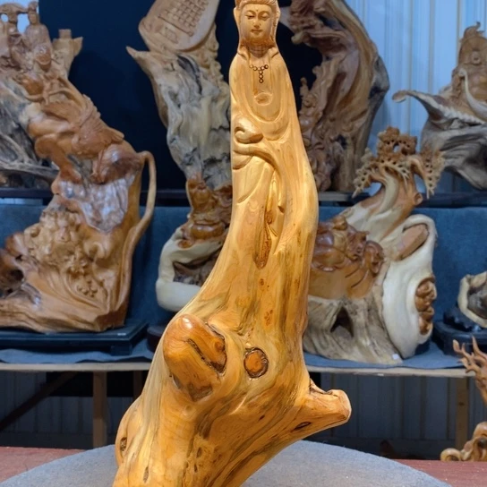 柏木（崖柏）根雕摆件