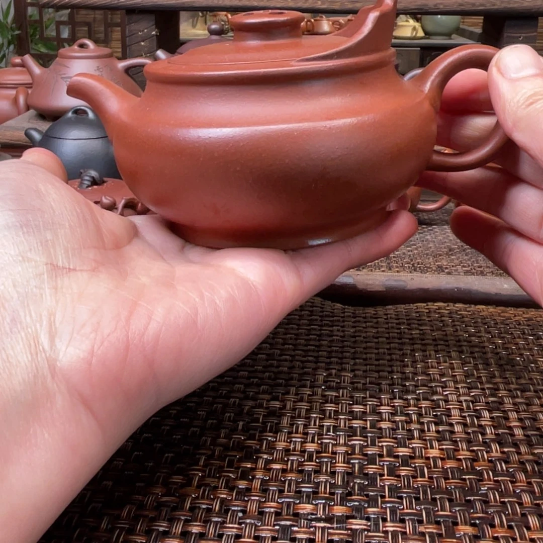 紫砂茶壶宜兴原矿紫砂手工制255
