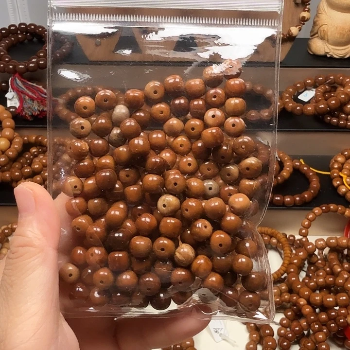 库克手串库克菩提8*9老型珠特价款有冰裂纹