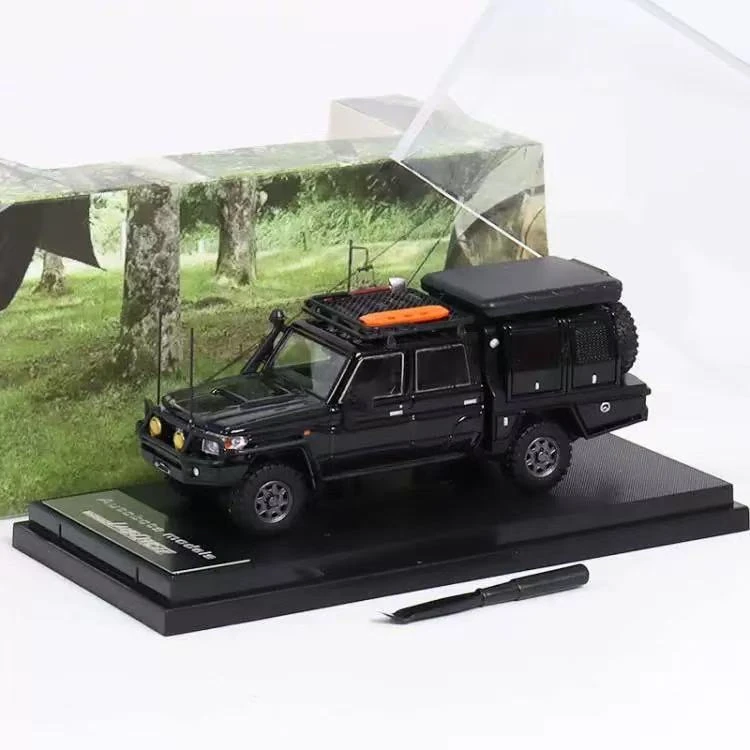 AM陆巡1:64陆地巡洋舰Land Cruiser兰德酷路泽LC79皮卡合金模型