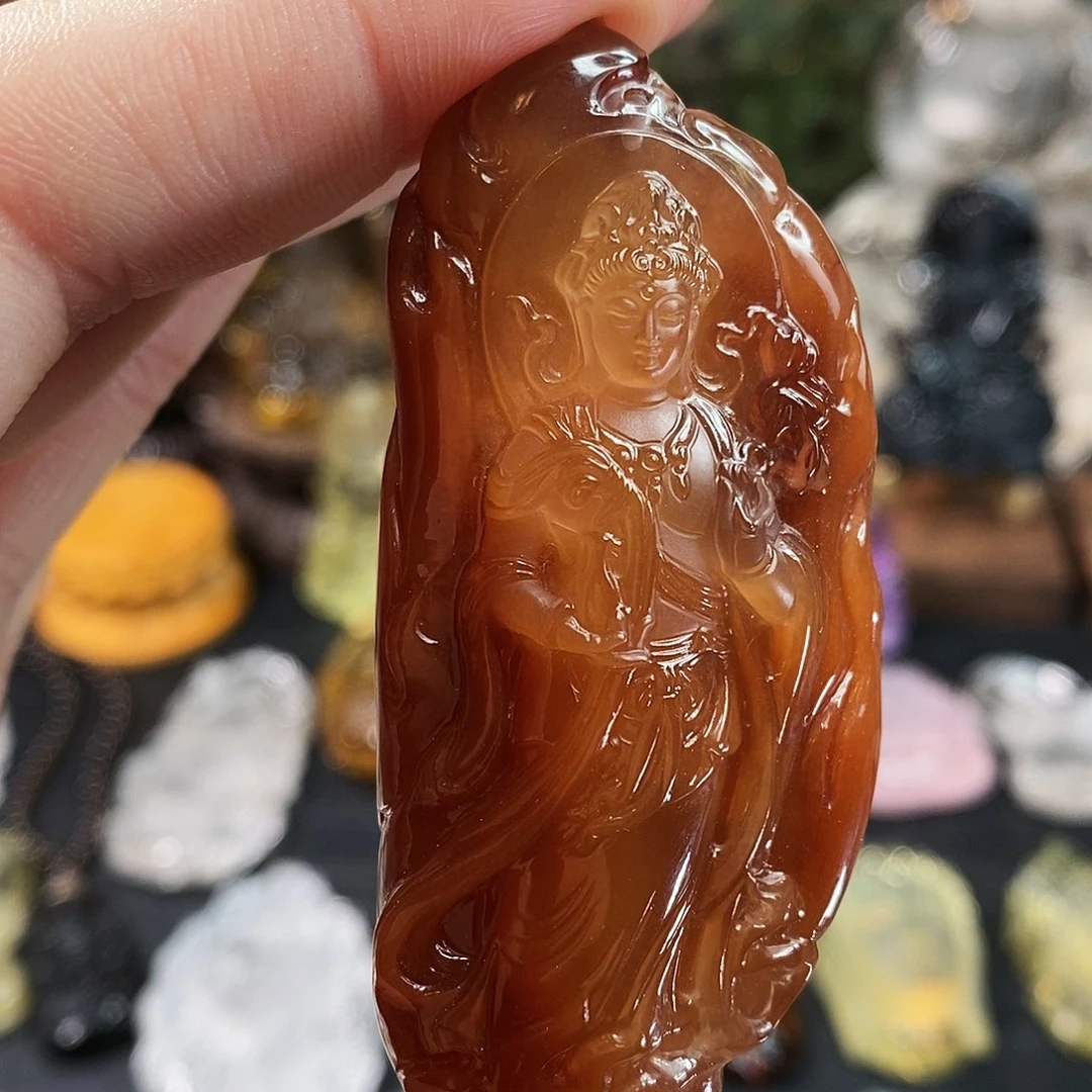 水晶颈饰未镶嵌吊坠