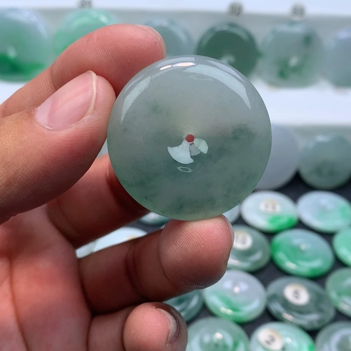 颈饰未镶嵌翡翠缅甸天然A翡翠35-6.6