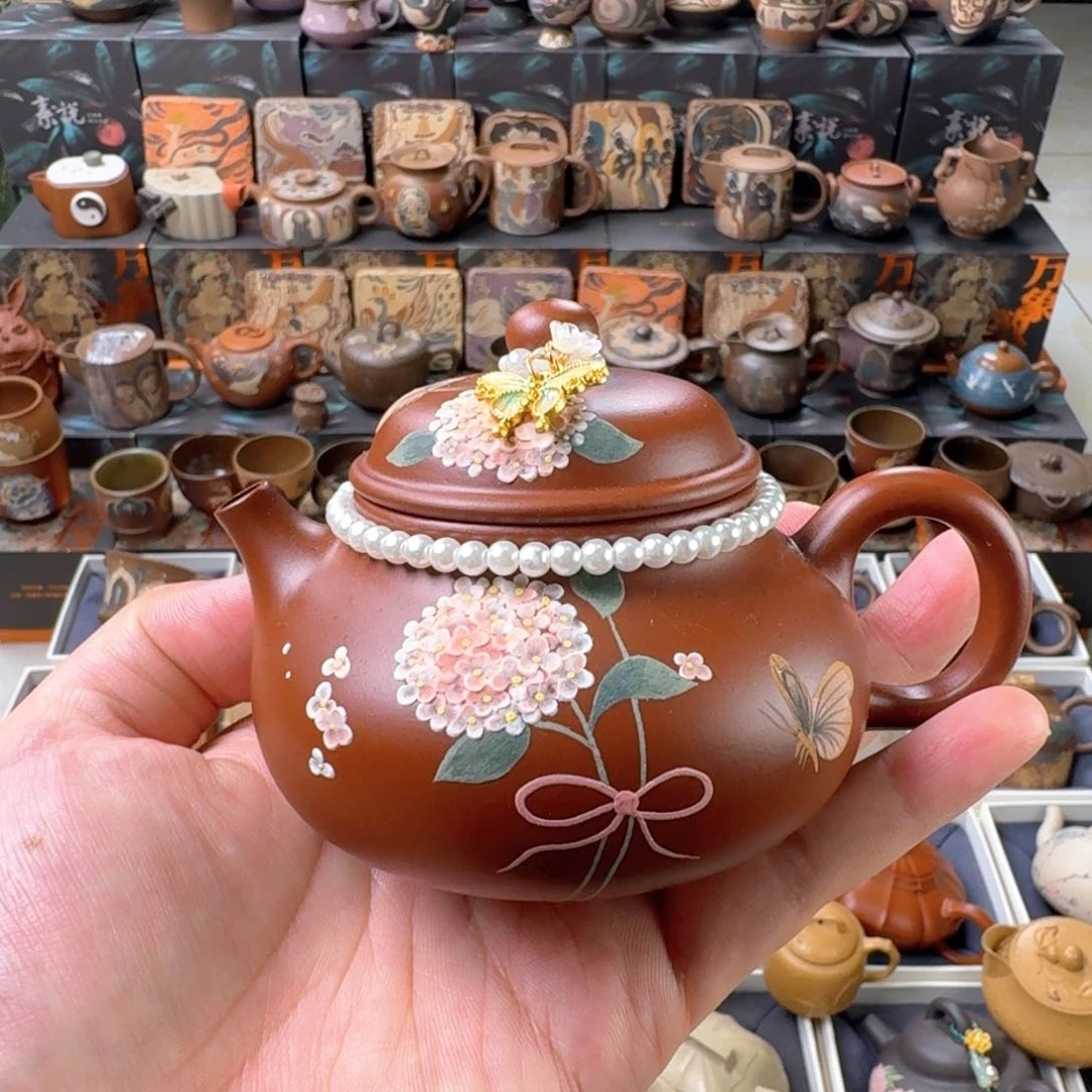 茶壶紫砂140cc原矿精工半手